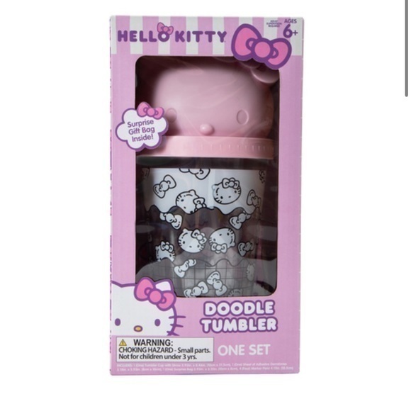 Hello Kitty® Doodle Tumbler Set - Picture 1 of 5